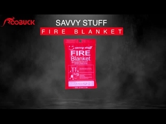 বাড়ি এবং স্কুলের জন্য জরুরি ফায়ার ফাইবারগ্লাস কম্বল তাপ প্রতিরোধী