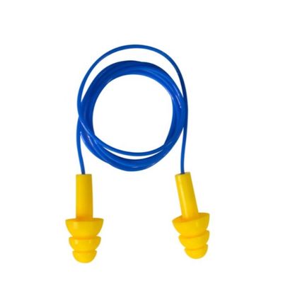 কেনা ওয়াটারপ্রুফ সেফটি ফোম ইয়ার প্লাগ 26.4dB 23.6 ইঞ্চি 60 সেমি পুনরায় ব্যবহারযোগ্য নয়েজ ক্যান্সেলিং ইয়ার প্লাগ অনলাইনে উৎপাদন