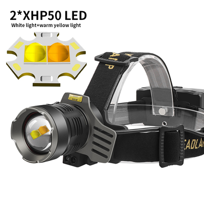 কেনা OEM উচ্চ লুমেন রিচার্জেবল LED হেডল্যাম্প, জুমযোগ্য জলরোধী USB-C হেড টর্চ আউটডোর এবং কাজের জন্য – FT-H651A সিরিজ অনলাইনে উৎপাদন