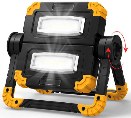 ভালো দাম রিচার্জেবল পোর্টেবল LED ওয়ার্ক লাইট 2 COB 2000Lumens 360 ডিগ্রি রোটেশন ফোল্ডেবল অনলাইন